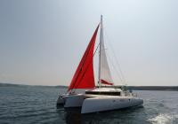 neel 45 multicoque yacht vue de la proue